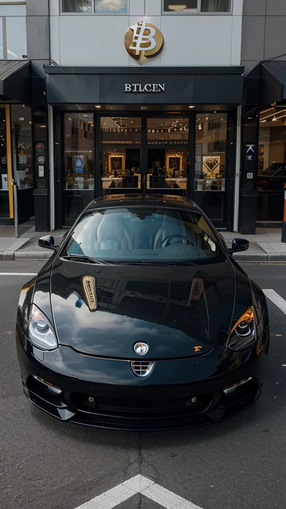bitcoins, rich car