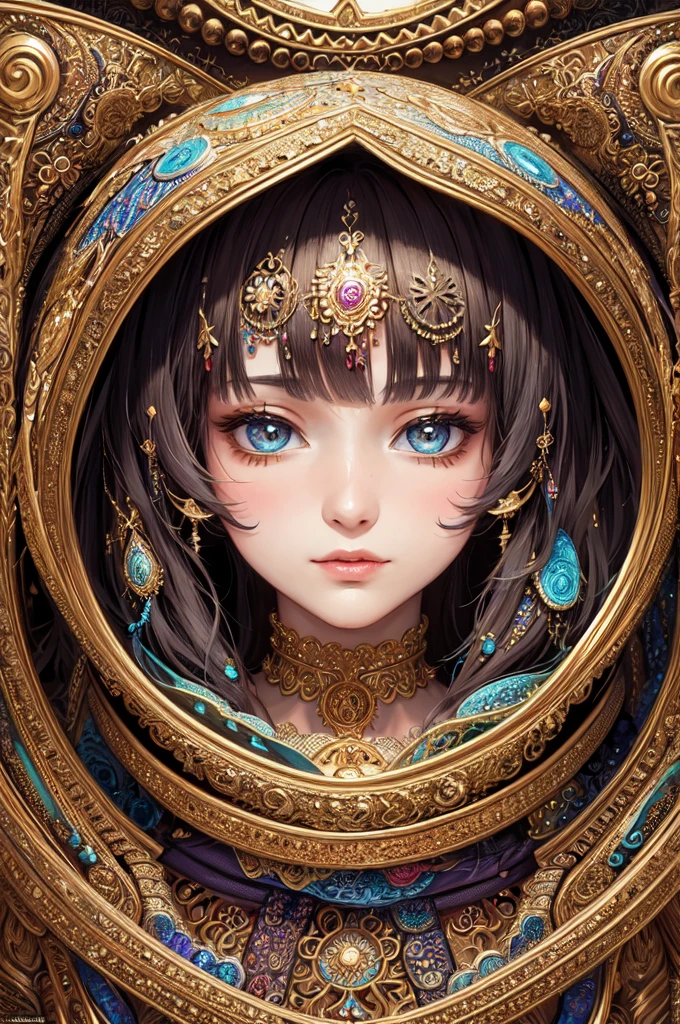 (masterpiece, top quality, best quality, official art, beautiful and aesthetic:1.2), (1girl), extreme detailed,(fractal art:1.3),colorful,highest detailed
