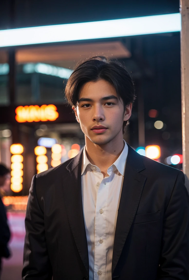Real, Raw, Photo, Realistic photography ,handsome men short hair , night , nightclub ,rating_save