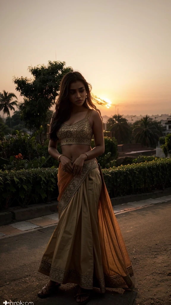 sunset, India, instagram story material, aesthetic