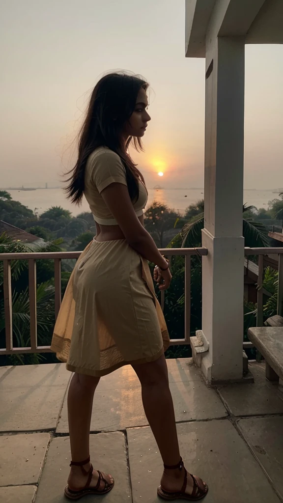 sunset, India, instagram story material, aesthetic