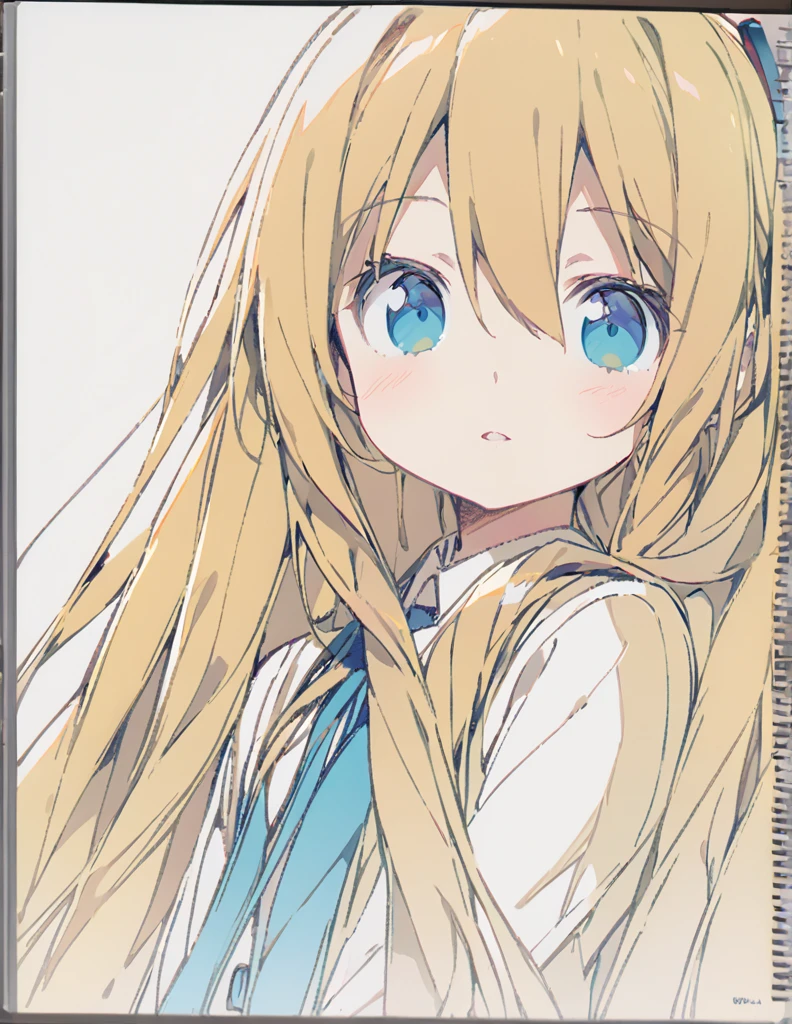 Hatsune miku (Sketches), (Open Close), (Small body), (blue:1.5) (long Hair:1.9), (blue eyes)輝く 戦う