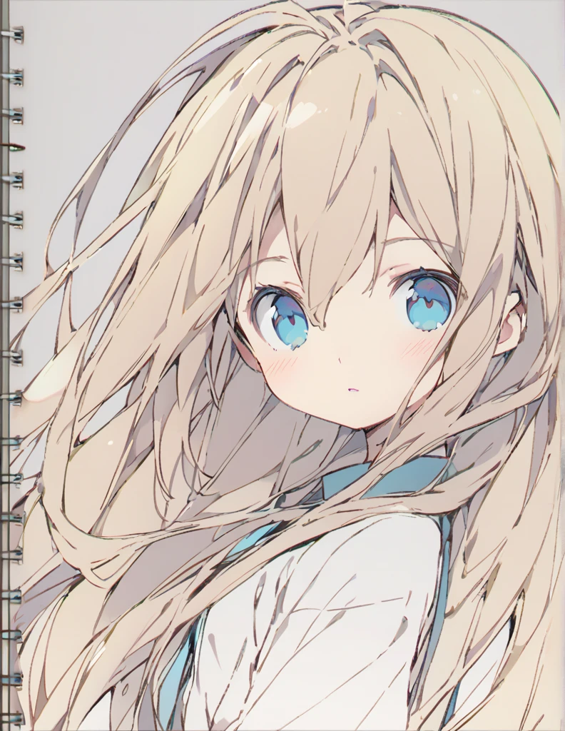 Hatsune miku (Sketches), (Open Close), (Small body), (blue:1.5） (long Hair:1.9), (blue eyes)輝く　戦う
