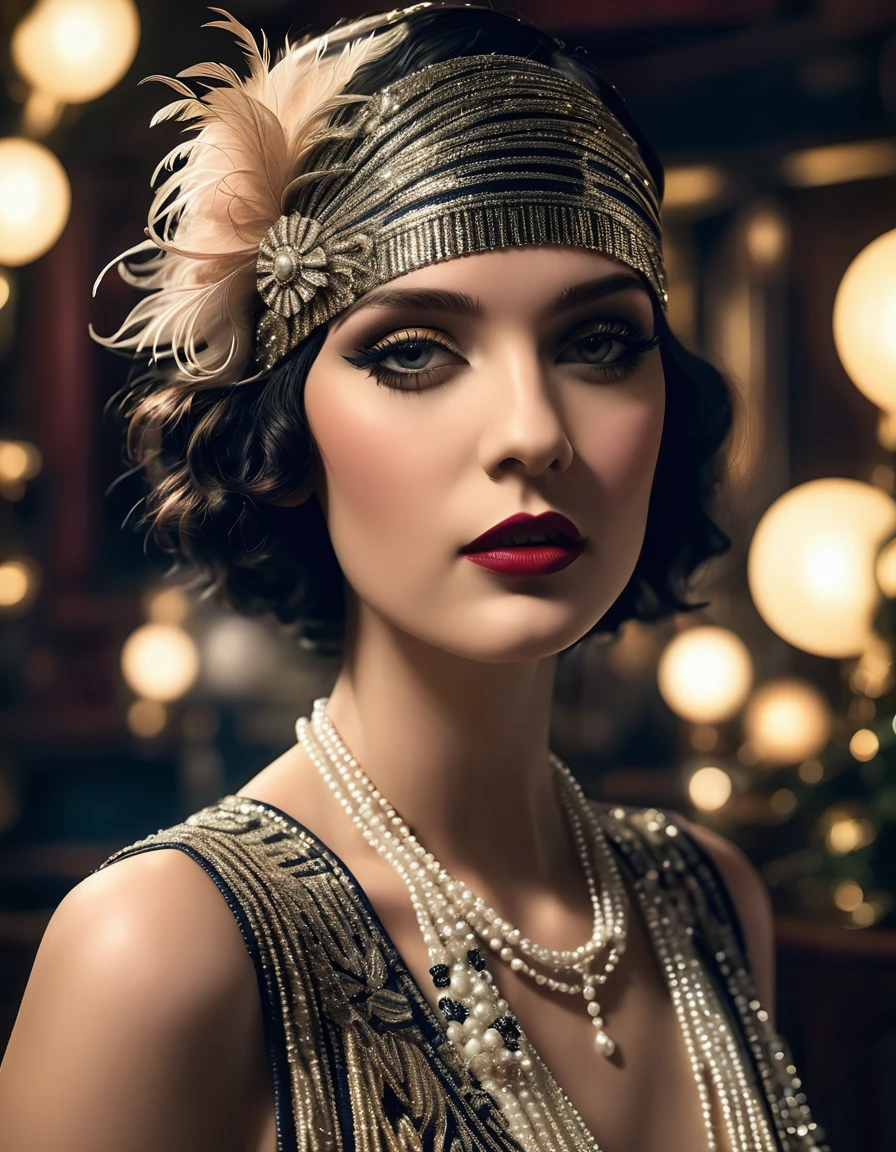 Create imaginative and amazing images demonstrating the style of ((Roaring 20s)), hyper realistic, 8k, vibrant colors, sharp crisp image