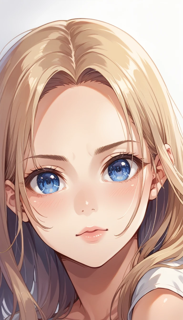 high quality, Best Quality, photo-realist, raw photo, realist, ultra realist 8k cg, ultra detailed, High Definition, masterpiece, 1 girl, by the wide, by rubio, blue eyes, face and eyes detail, close up, intricate details, detailed texture, finely detailed,