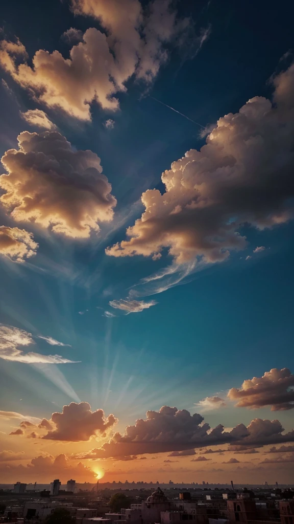 Sky picture, rajasthan Sunset, india, instagram story material, aesthetic, clouds, birds, show less sky with dragon across the clouds
