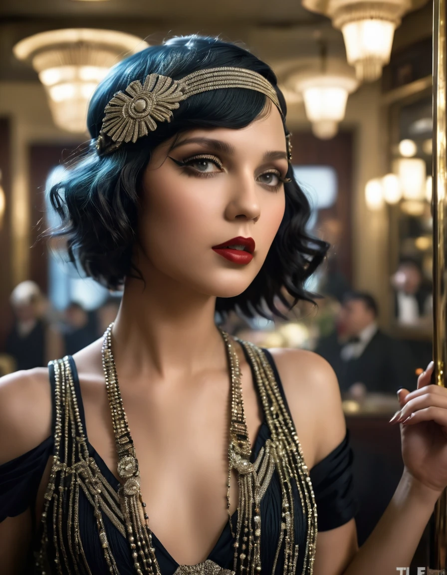 Create imaginative and amazing images demonstrating the style of ((Roaring 20s)), hyper realistic, 8k, vibrant colors, sharp crisp image