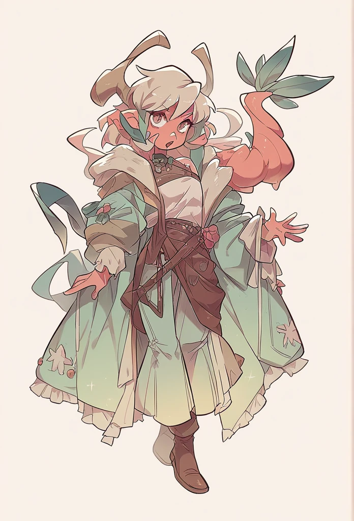 Dragona woman art deco full body character references