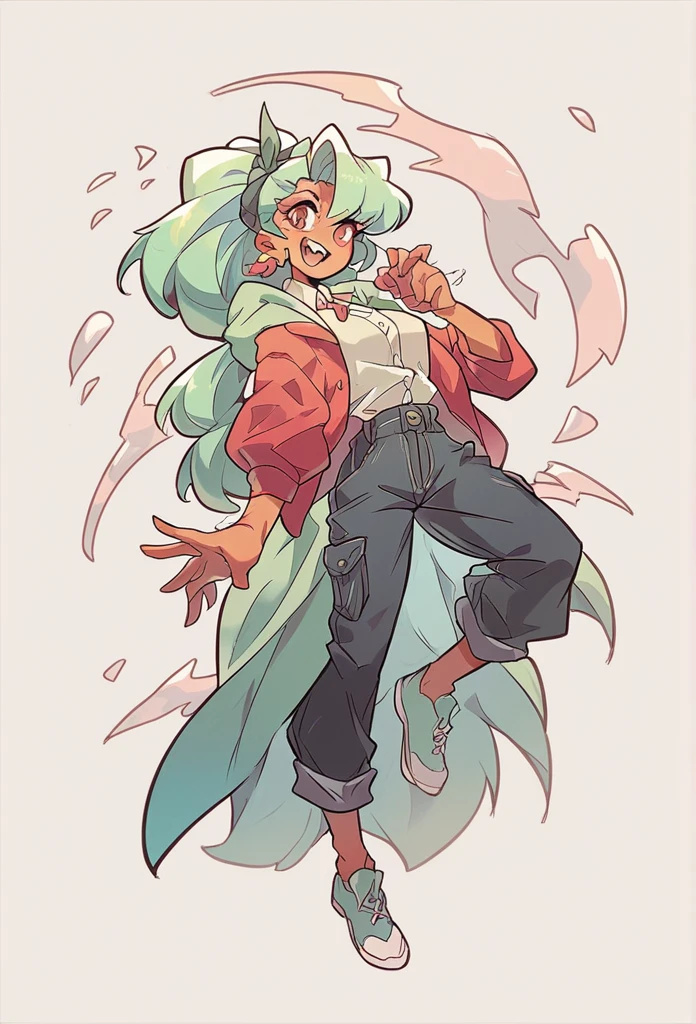 Dragona woman art deco full body character references