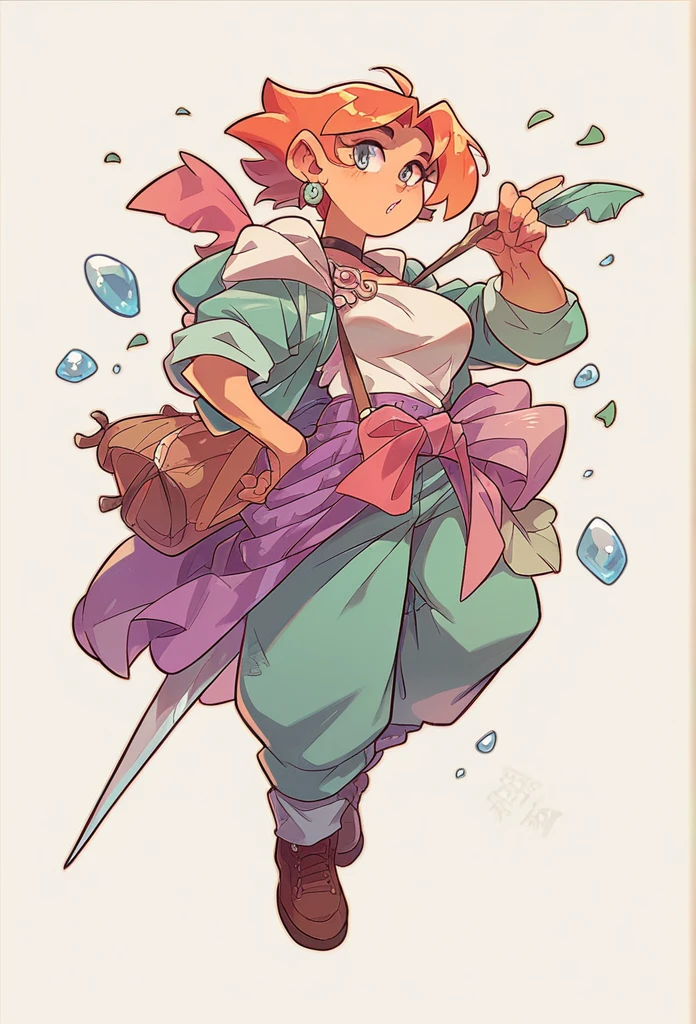 Dragona woman art deco full body character references