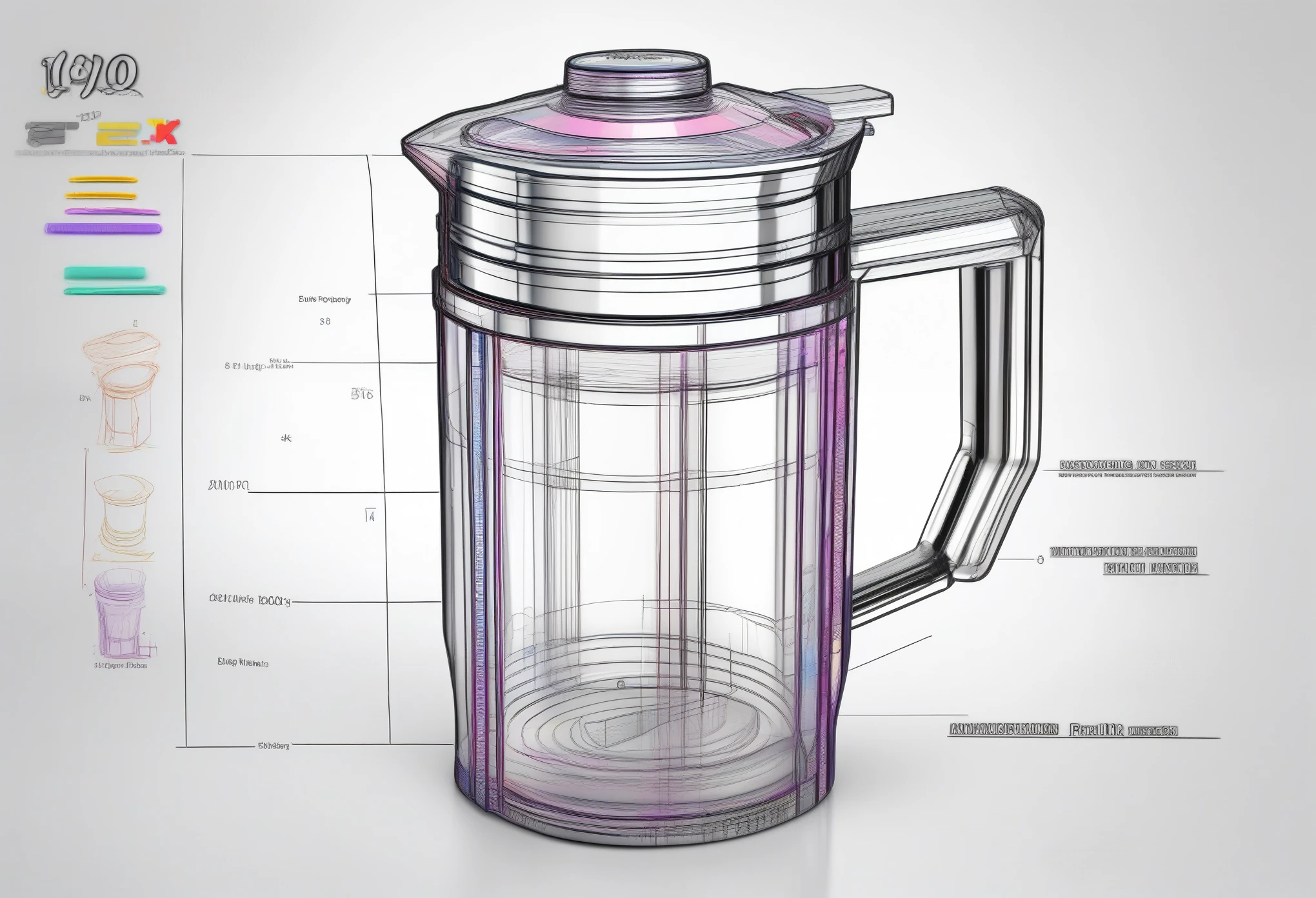 (best quality,4K,8K,high resolution,masterpiece:1.2)MK 101 Shaker, detailed, Colorful digital sketch,(smooth:1.1) (Bold design:1.1),Clear lines,(Glossy finish:1.1),(blueprint:1.1),(perfect,Astonishing:1.1),(notes:1.1)