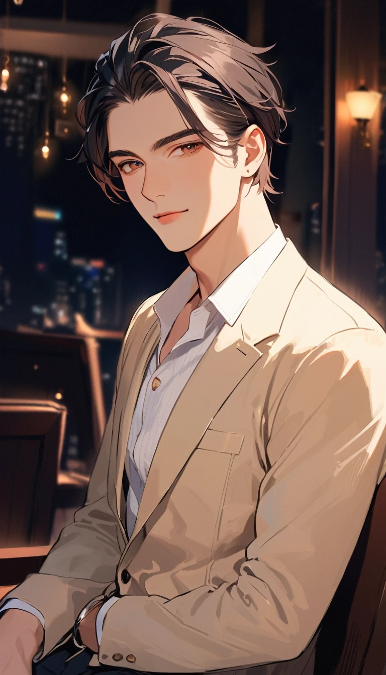 A handsome man, 25 years old
