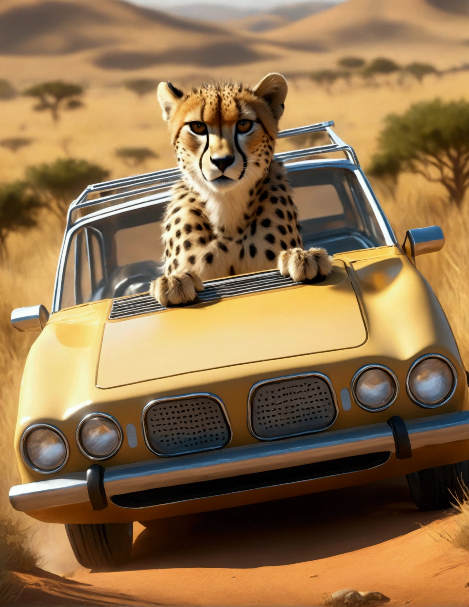 I'm just curious, why are you a cheetah instead of a vehicle? Or some mundane item like a toaster oven?