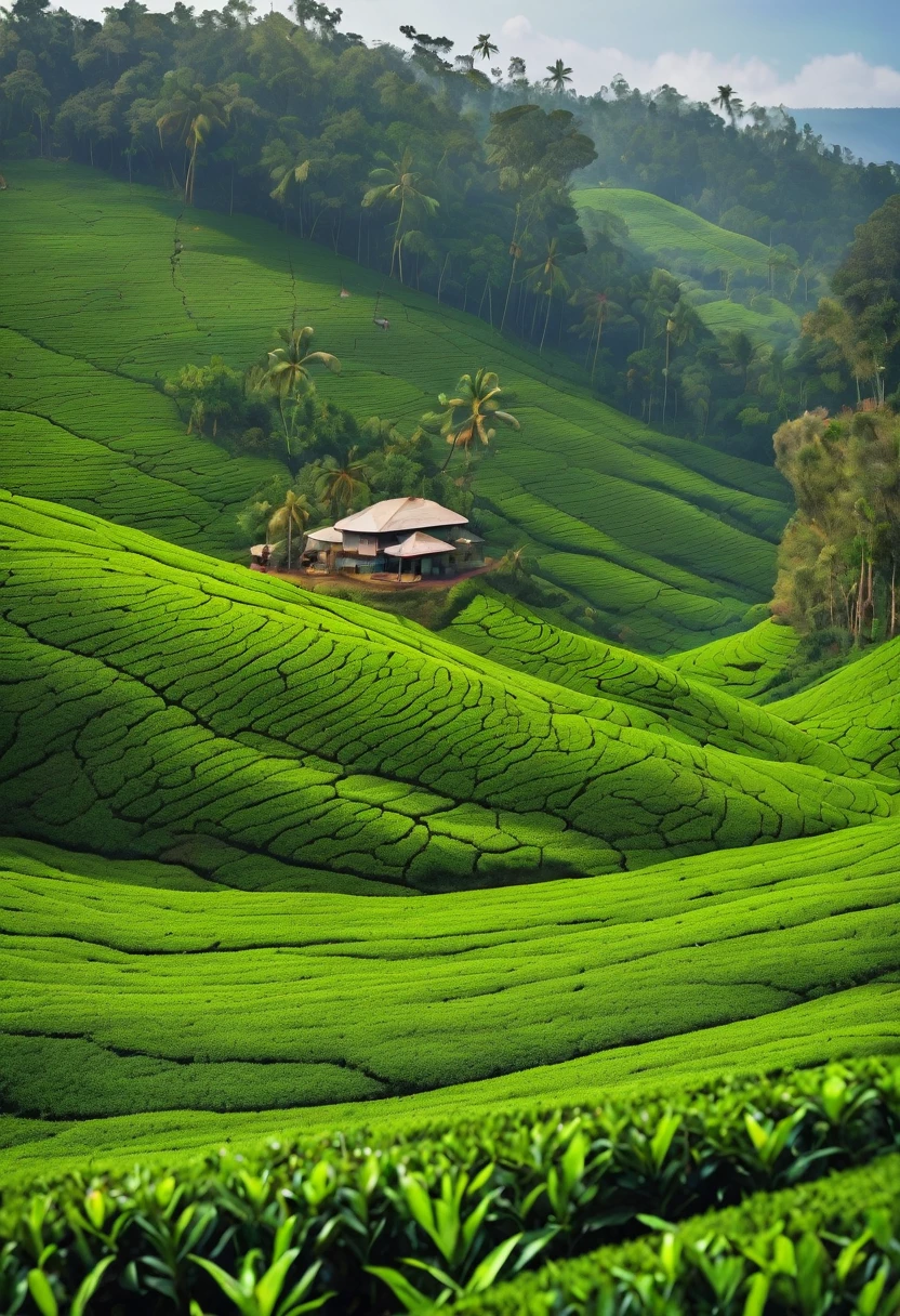 Tea estate in sri lanka