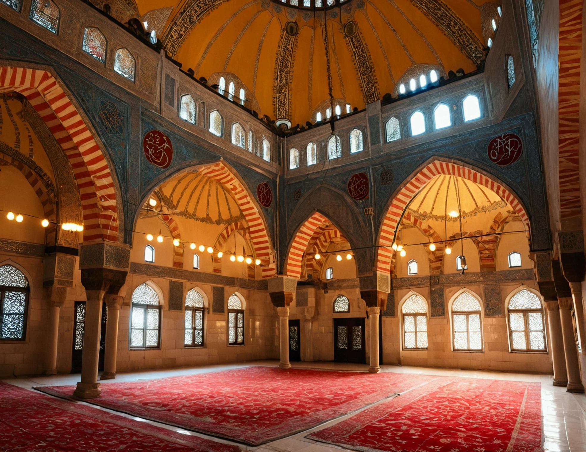 Historical Sultanahmet mosque in Istanbul