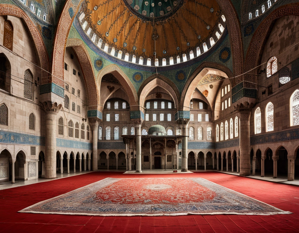 Historical Sultanahmet mosque in Istanbul