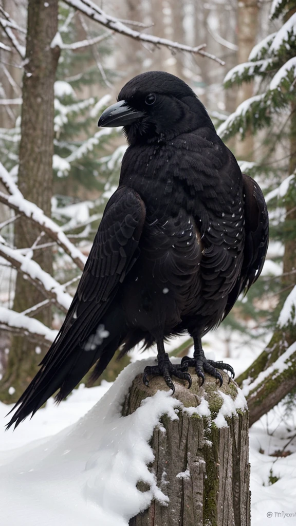The way a crow
Shook down on me
The dust of snow
From a hemlock tree
Has given my heart
A change of mood
And saved some part
Of a day I had rued.