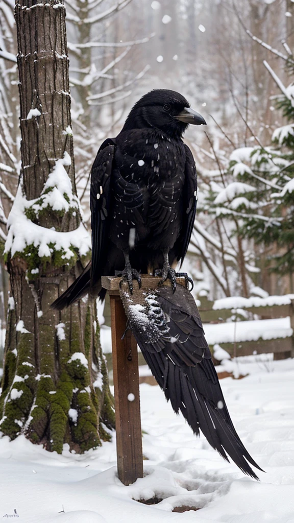 The way a crow
Shook down on me
The dust of snow
From a hemlock tree

Has given my heart
A change of mood
And saved some part
Of a day I had rued.