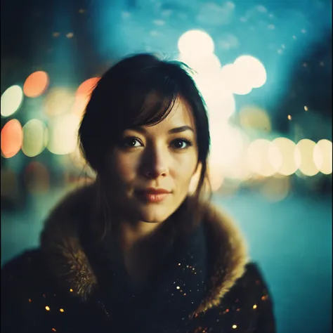 portrait of film, bokeh, professional, blur, lomo