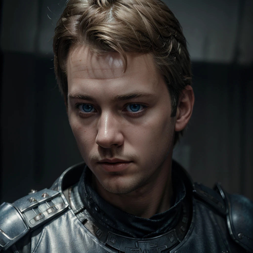 ((best quality)), ((masterpiece)), ((realistic)), (detailed), high detail, sharp focus, dramatic,cinematic lighting, accent lighting, absurdres, ray tracing, unreal engine,
portrait of (Kyril Sindermann), detailed face, ((blue eyes)), blond hair, short hair, (looking into the distance), thoughtful, proud, noble, regal, lord, augustus,
