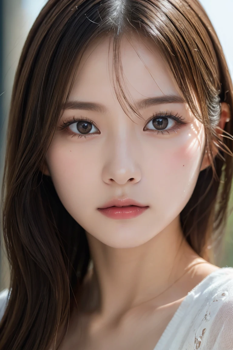 8k, Ultra-realistic capture, Skin texture must be natural, With such detail that pores can be finely identified, Skin should look healthy, Use natural light and color, (8k, RAW photo, top quality, masterpiece: 1.2), (realistic, photorealistic: 1.37), beautiful detailed face, beautiful detailed eyes, (Japanese beautiful and cute girl:1.4),