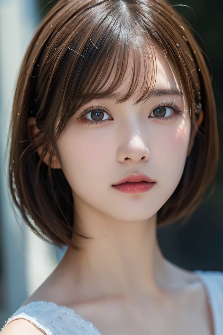 8k, Ultra-realistic capture, Skin texture must be natural, With such detail that pores can be finely identified, Skin should look healthy, Use natural light and color, (8k, RAW photo, top quality, masterpiece: 1.2), (realistic, photorealistic: 1.37), beautiful detailed face, beautiful detailed eyes, (Japanese beautiful and cute girl:1.4),