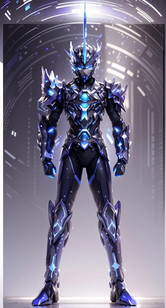 The color changes from starry sky to blue and purple,Some starry blue and starry purple(Ensure its layering and armor texture,Starry sky color as main color,Change the middle to a mirror image)