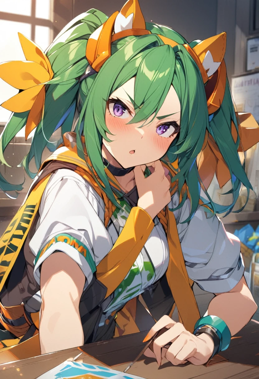 1 girl,Browsing Caution,, (Uma Musume),Horse's ears, clavicle, ,Hollow Eyes,((Purple glowing eyes 1.5)), ((Big Tits 1.8)) , Expressionless, Emotions are removed,(Black latex tight bodysuit),avert your eyes , whole body shape, ((Squat,Spread your legs, Put your arms behind your head)),(Highest quality、4K、8k、High resolution、Must have:1.2)、Very detailed、(reality、that's reality的な、reality的な:1.37)、Ticker、Hyper HD、Studio Lighting、Ultra High Definition Paint、Sharp focus、Physically Based Rendering、Extreme Detail、Professional specifications、Vibrancy and color、Blurred、Sports portrait、landscape、Horror Style、Anime Big Tits、sf、photograph、Concept Artist、Five Fingers, Perfect body, {{{masterpiece}}}, {{{Highest quality}}}, {{Very detailed}}, {shape}, {{Very delicate and beautiful}},Improved cost performance、All Roles、Canon 5D MK4でphotograph、photograph,