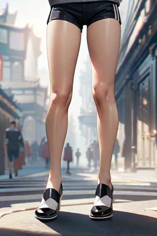((Best quality)), ((masterpiece)), (detailed), freerun legs, heels