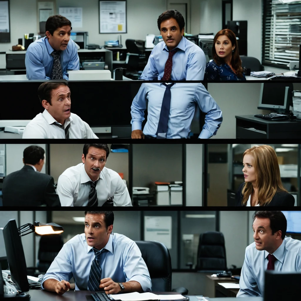 comedy movie,office scene