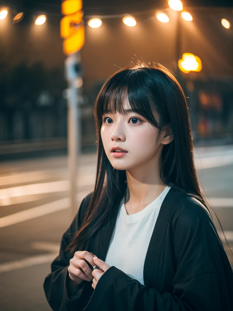 ulzzang-6500-v1.1, (RAW photo:1.2), (Photoreal), ,(Raw photo:1.2), (realistic:1.4), (genuine: 1.4), (muste piece), huge file size, High resolution, very detailed, highest quality, [masterpiece:1.6], enlightenment, very detailed, nffsw, finely, highest quality, 8k wallpaper, movie lighting, 1 girl, 【sexual excitement:1.6】、female ninja、intrusion、assassination、cold、