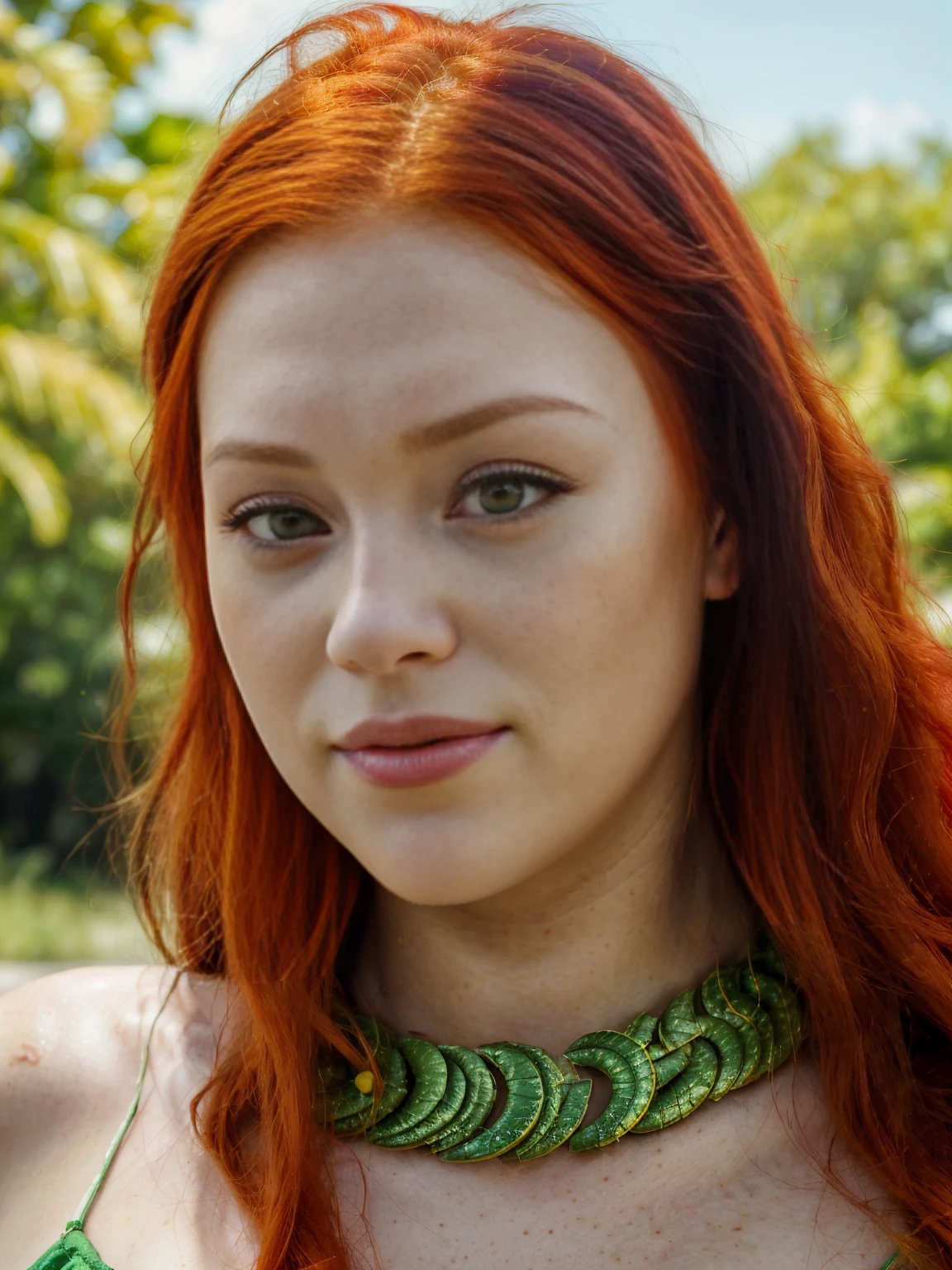 Sunshine ,Beaches ,Oranges ,Everglades ,Alligators ,Disney ,Keys ,Hurricanes ,Miami, Citrus,smile,suspicious glance,distrustful gaze,skeptical look,accusatory stare,blaming gaze,Asian eyes,Slanted eyes,Narrow eyes,Squinted eyes,Almond-shaped eyes,Orientally-shaped eyes,lord of the ring,elf,arwen,leg spread,sulphurous,lascivious, torrid, (bella hadid:1.1),look towards the viewer,beautiful detailed face,beautiful detailed body,long red hair,ginger, red head ginger,long red-haired girl with green eyes,realistic photo,highres,ultra-detailed,photorealistic,vivid colors,bokeh, concept artists,green eyes, long red hair,ginger,red head ginger,best quality, 4k, 8k, highres,masterpiece:1.2, ultra-detailed,realistic, photorealistic, photo-realistic:1.37, girl with green eyes and long red hair, stylish makeup, perfect lighting, glamorous pose, a close up of a woman with red hair, with red hair and green eyes, red head, red hair, she has red hair, red girl, red hair girl, with red hair, red hair and attractive features, brilliantly colored, red hair goddess, red hair girl
