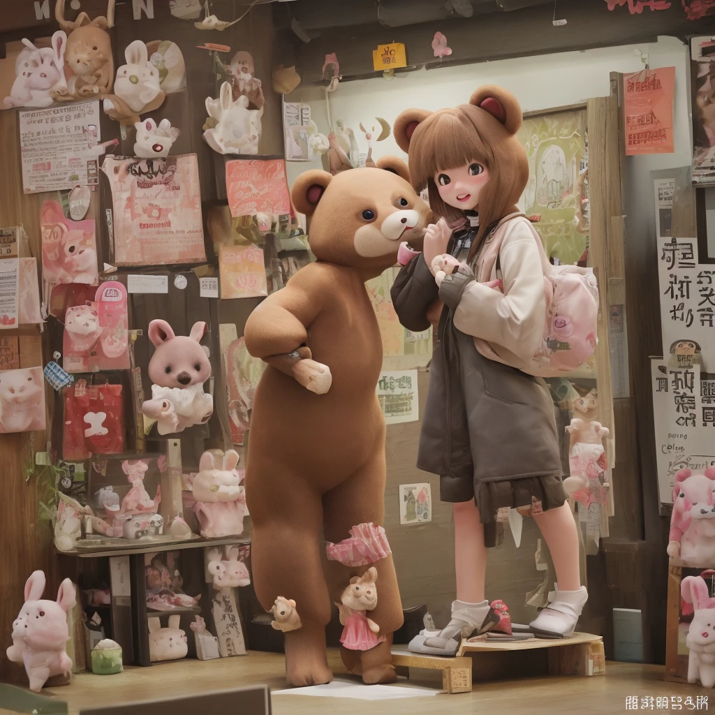 Bear、bark、stand up、Runaway Rabbit