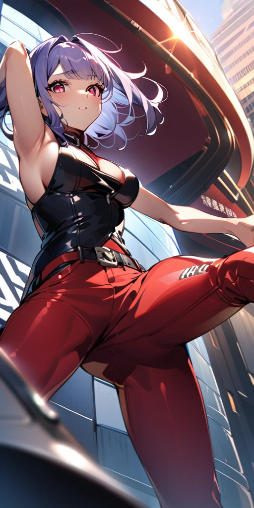 ((Highest quality、masterpiece、Anime Style、Highest quality、High resolution、8k、detailed、ultra-detailed:1.3))、Long legs、Sharp focus:1.2, Beautiful woman with perfect figure:1.4、(smile:1.2), double eyelid、30-year-old woman、Sexy pose、((((Shut your mouth.、One Woman、ワンピース:1.5)))),The background is tokyo