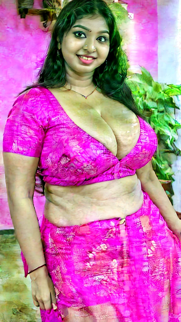  Indian Front Down woman masterpiece, best quality, ultra-detailed, (warm hue, warm tone: 1.2), wearing Hook Blouse , 20 years old, (((big tits1.8))),((Huge Down breasts 1.6)),(((Plump Down body 1.8))), (((Big  1.8)))，BBW(((Chubby 1.8))),((((Fat body 1.8)))),,(BIG ASS) (Indian instagram photo, wearing Hook Blouse closeup face photo of 23 y.o Chloe in kebaya, Lipstick, sensual Lipstick, Sensational Make Up, huge Down cleavage, huge down breasts pale skin, (smile:0.4), hard shadows,  G-STRING, bright lighting 8K