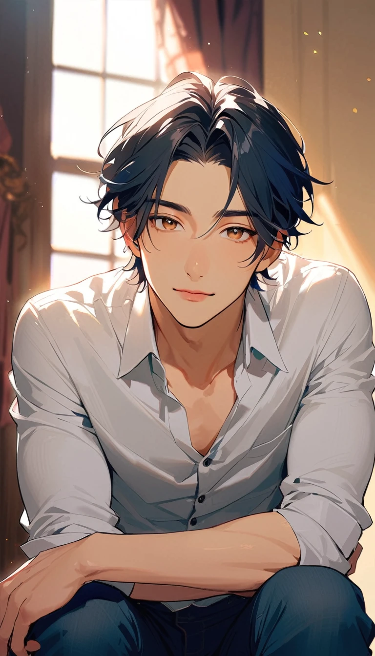 A handsome man, 20 years old