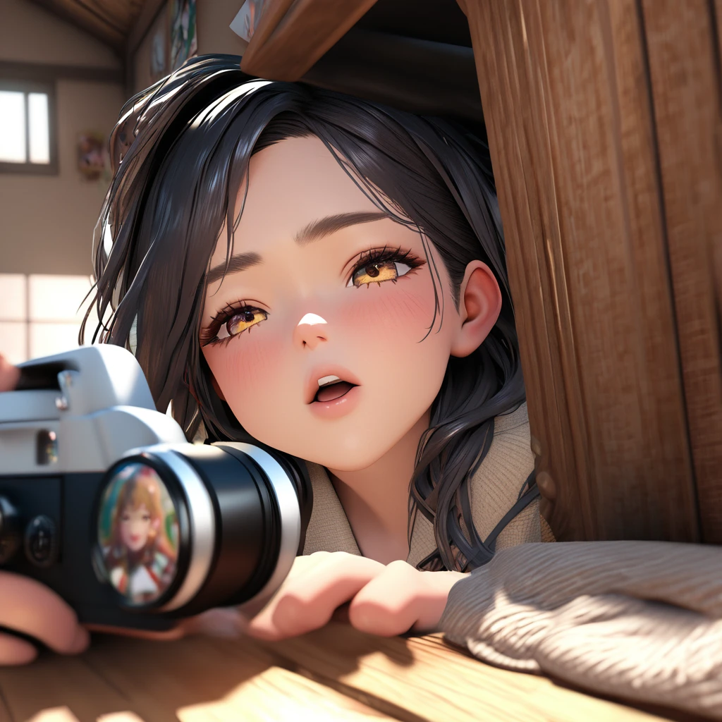 3d cartoon animate ultra realistic with vlog camera 4k solution 
