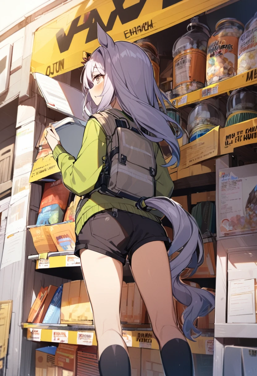1 girl,Browsing Caution,Horse's ears, clavicle, ,Hollow Eyes,((Purple glowing eyes 1.5)), ((Big Tits 1.8)) , , Emotions are removed,(Black latex tight bodysuit),avert your eyes , whole body shape, ((Squat,Spread your legs, Put your arms behind your head)),(Highest quality、4K、8k、High resolution、Must have:1.2)、Very detailed、(reality、that's reality的な、reality的な:1.37)、Ticker、Hyper HD、Studio Lighting、Ultra High Definition Paint、Sharp focus、Physically Based Rendering、Extreme Detail、Professional specifications、Vibrancy and color、Blurred、Sports portrait、landscape、Horror Style、Anime Big Tits、sf、photograph、Concept Artist、Five Fingers, Perfect body, {{{masterpiece}}}, {{{Highest quality}}}, {{Very detailed}}, {shape}, {{Very delicate and beautiful}},Improved cost performance、All Roles、Canon 5D MK4でphotograph、photograph,