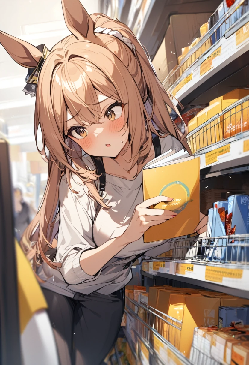 1 girl,Browsing Caution,Horse's ears, clavicle, ,Hollow Eyes,((Purple glowing eyes 1.5)), ((Big Tits 1.8)) , , Emotions are removed,(Black latex tight bodysuit),avert your eyes , whole body shape, ((Squat,Spread your legs, Put your arms behind your head)),(Highest quality、4K、8k、High resolution、Must have:1.2)、Very detailed、(reality、that's reality的な、reality的な:1.37)、Ticker、Hyper HD、Studio Lighting、Ultra High Definition Paint、Sharp focus、Physically Based Rendering、Extreme Detail、Professional specifications、Vibrancy and color、Blurred、Sports portrait、landscape、Horror Style、Anime Big Tits、sf、photograph、Concept Artist、Five Fingers, Perfect body, {{{masterpiece}}}, {{{Highest quality}}}, {{Very detailed}}, {shape}, {{Very delicate and beautiful}},Improved cost performance、All Roles、Canon 5D MK4でphotograph、photograph,