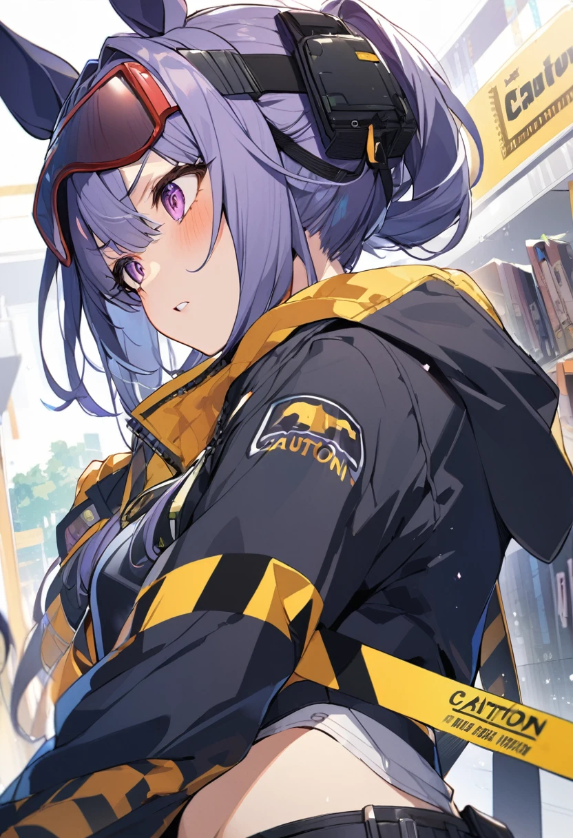 1 girl,Browsing Caution,Horse's ears, clavicle, ,Hollow Eyes,((Purple glowing eyes 1.5)), ((Big Tits 1.8)) , , Emotions are removed,(Black latex tight bodysuit),avert your eyes , whole body shape, ((Squat,Spread your legs, Put your arms behind your head)),(Highest quality、4K、8k、High resolution、Must have:1.2)、Very detailed、(reality、that's reality的な、reality的な:1.37)、Ticker、Hyper HD、Studio Lighting、Ultra High Definition Paint、Sharp focus、Physically Based Rendering、Extreme Detail、Professional specifications、Vibrancy and color、Blurred、Sports portrait、landscape、Horror Style、Anime Big Tits、sf、photograph、Concept Artist、Five Fingers, Perfect body, {{{masterpiece}}}, {{{Highest quality}}}, {{Very detailed}}, {shape}, {{Very delicate and beautiful}},Improved cost performance、All Roles、Canon 5D MK4でphotograph、photograph,