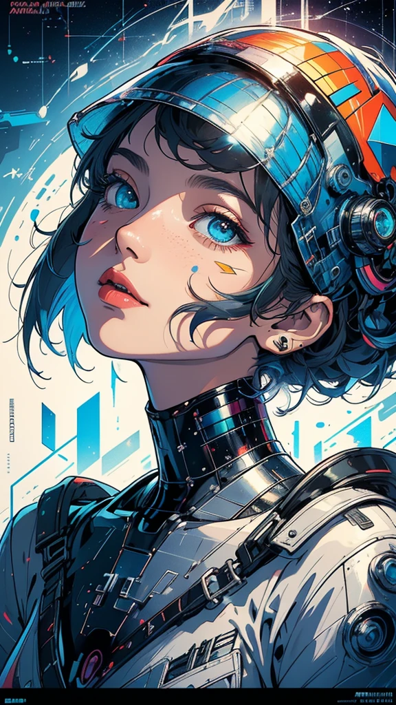 (((masterpiece, highest quality))),(((solo:1.2))),(((1girl:1.2))),32k wallpaper, very detailed, poster, vintage science fiction,(((((geometric cinematic movie poster))))), ((bauhaus)),(shape),(((abstract))),(mid century modern),movie poster,(((((portfolio))))),(((((Close-up))))),(((((bust up))))),((((more various angle)))),(((highlight))),Vast landscape,((((heterochromia)))),(((complete. detailed face))),(((Extremely talented))),(((most complecated machine))),(Colorful color scheme)