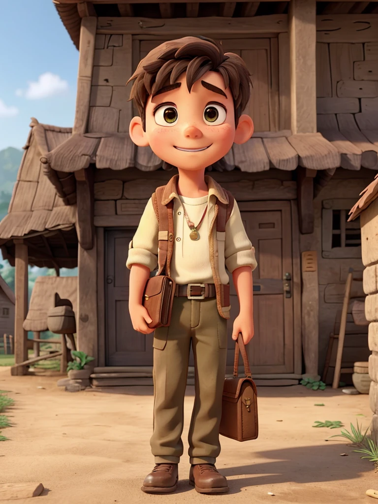 In a village, a poor boy named Sam found a wallet filled with money.