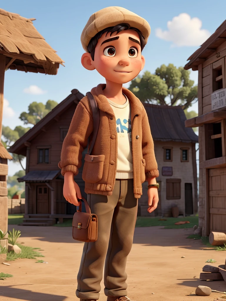 In a village, a poor boy named Sam found a wallet filled with money.
