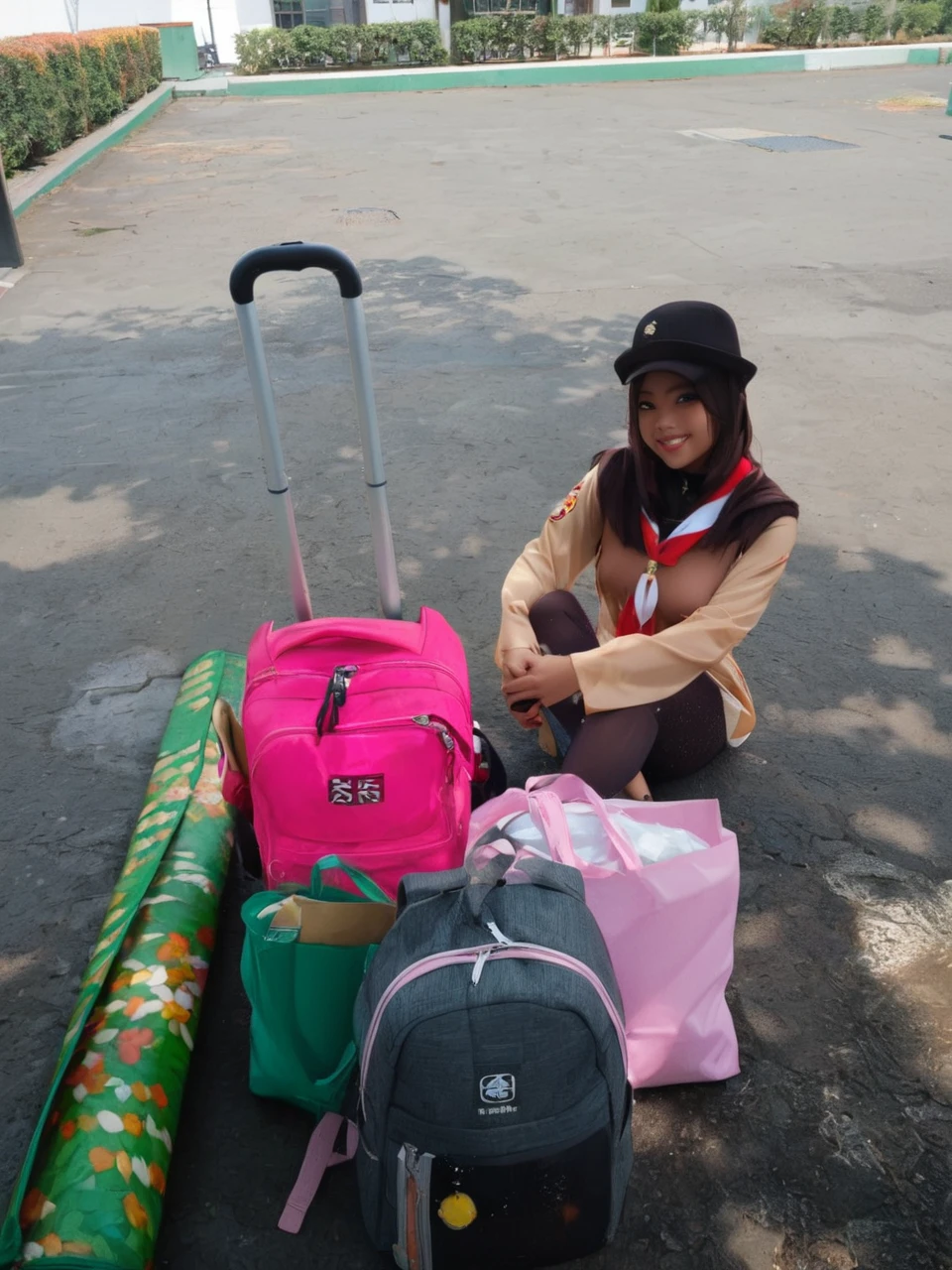 (masterpiece,highest quality,超A high resolution),japanese woman, (((Very beautiful 25 year old girl))), pretty girl、look at the photographer、 ((beautiful low ponytail)), super cute face, glossy lips, double eyelids in both eyes,natural smile、 natural makeup, long eyelashes, Shiny and smooth hair、center image, perfect limbs, perfect anatomy,(((China dress)))、((()),wet with sweat,