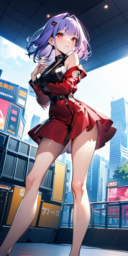 ((Highest quality、masterpiece、Anime Style、Highest quality、High resolution、8k、detailed、ultra-detailed:1.3))、Long legs、Sharp focus:1.2, Beautiful woman with perfect figure:1.4、(smile:1.2), double eyelid、30-year-old woman、Sexy pose、((((Shut your mouth.、One Woman)))),The background is tokyo、アヘ顔,
