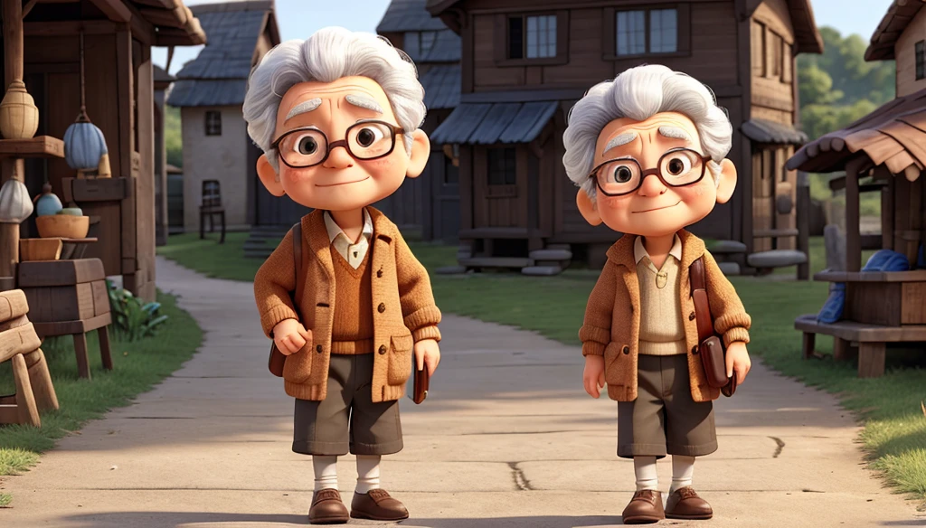 , a small boy took the wallet to its owner, an old woman in the village