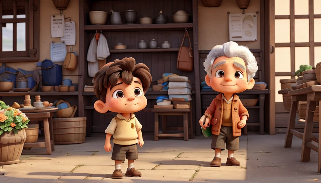 , a small boy took the wallet to its owner, an old woman in the village