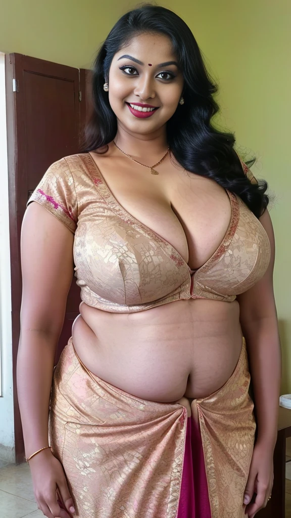 Indian Front Down woman masterpiece, best quality, ultra-detailed, (warm hue, warm tone: 1.2), wearing Down Hook Bra , 20 years old, (((big tits1.8))),((Huge Down breasts 1.6)),(((Plump Down body 1.8))), (((Big 1.8))),BBW(((Chubby 1.8))),((((Fat body 1.8)))),,(BIG ASS) (Indian instagram photo, wearing Down Hook blouse closeup face photo of 23 y.o Chloe in kebaya, Lipstick, sensual Lipstick, Sensational Make Up, huge Down cleavage, huge down breasts pale skin, (smile:0.4), hard shadows, G-STRING, bright lighting 8K