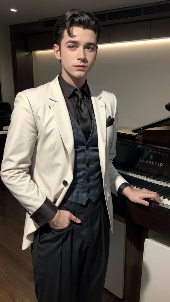 Male 50s Singer 50s Costume Double...