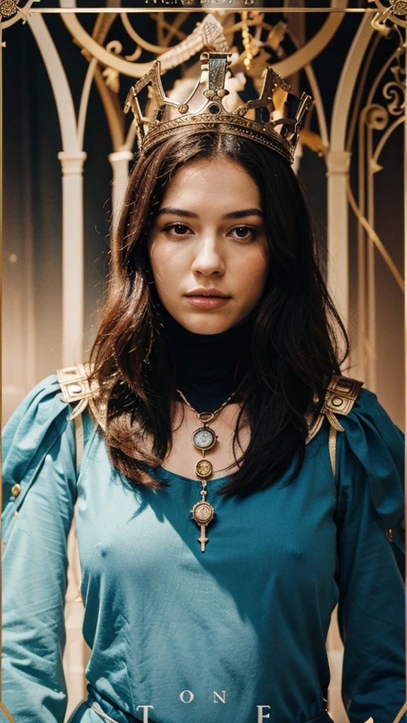 One-Sided Queen Tarot Card